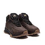Зимові черевики шкіряні чоловічі коричневі зимові, фото 10