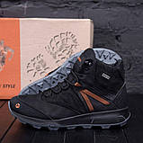 Черевики чоловічі шкіряні чорні, фото 2