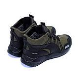 Зимові черевики чоловічі шкіряні хакі, фото 10