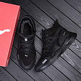 Чорні шкіряні черевики чоловічі зимові зимові, фото 3