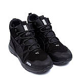 Чорні шкіряні черевики чоловічі зимові зимові, фото 10