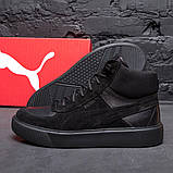 Черевики чоловічі шкіряні чорні зимові, фото 2