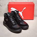 Черевики чоловічі шкіряні чорні зимові, фото 5