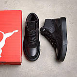 Черевики чоловічі шкіряні чорні зимові, фото 6