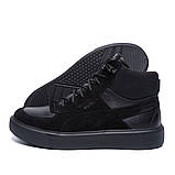 Черевики чоловічі шкіряні чорні зимові, фото 7