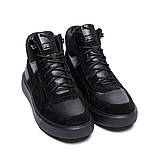 Черевики чоловічі шкіряні чорні зимові, фото 9