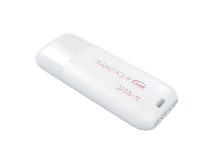 Флеш-накопичувач Team USB 32GB C173 Pearl White (TC17332GW01) - фото 1 - id-p1971085665