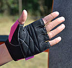 Рукавички для фітнесу Power System PS-2250 Pro Grip жіночі Pink M, фото 5