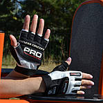 Рукавички для фітнесу Power System PS-2300 Fitness Black/White M, фото 6