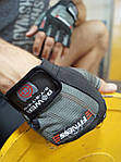 Рукавички для фітнесу Power System PS-2300 Fitness Grey/Black L, фото 9