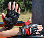 Рукавички для фітнесу Power System PS-2500 Power Plus Black/Red XL, фото 8