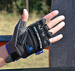 Рукавички для фітнесу Power System PS-2570 Woman’s Power жіночі Blue S, фото 5