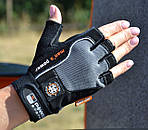 Рукавички для фітнесу Power System PS-2580 Man’s Power Black/Grey XS, фото 5