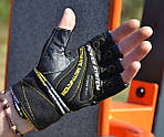 Рукавички для фітнесу Power System PS-2810 Ultimate Motivation Black/Yellow Line XL, фото 5