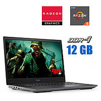 Игровой ноутбук Б-класс Dell G5 SE 5505 / 15.6" (1920x1080) IPS / AMD Ryzen 5 4600H (6 (12) яд | всё для