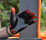 Рукавички для фітнесу MadMax MXG-101 X Gloves Black/Grey/Red XXL, фото 6