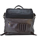 Кожана чоловіча сумка коричнева TARWA, GC-720-2md, фото 2