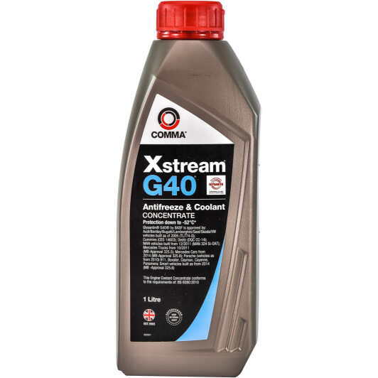 Comma Xstream G40 G12++ фіолетовий, 1 л (XSG401L) концентрат антифризу, фото 1