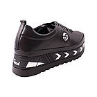 Кросівки жіночі Kesim чорні натуральна шкіра, 37, фото 4