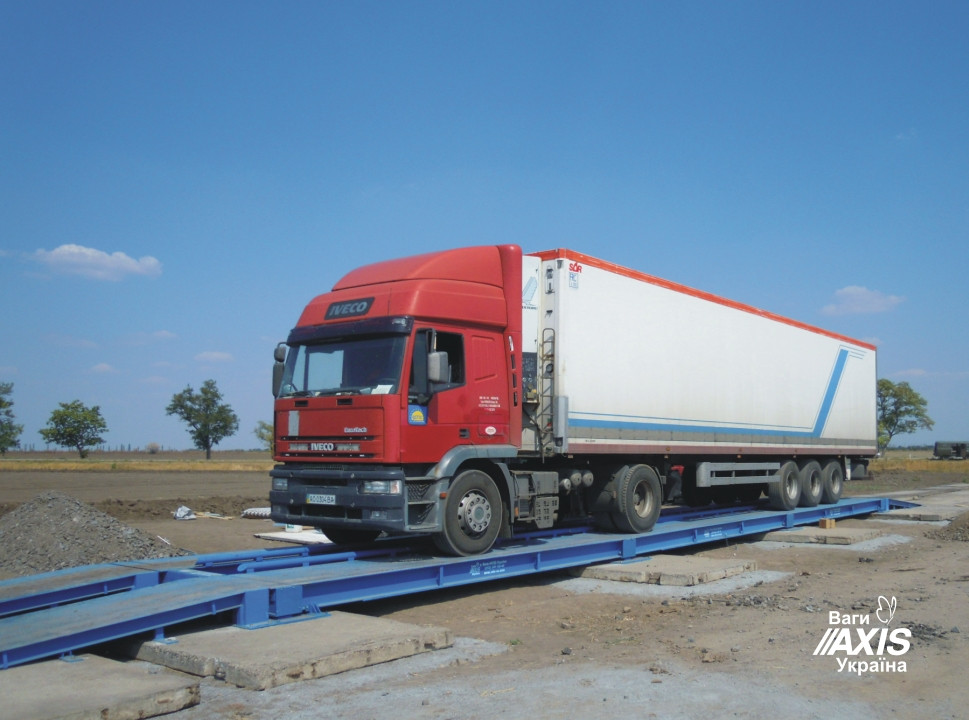 Автомобільні ваги на 40 тонн безфундаментные 12м АКСІС 40-12-К-П, фото 1