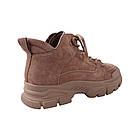 Черевики жіночі Melanda капучіно натуральна замша, 37, фото 4