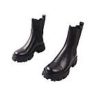 Черевики жіночі Melanda чорні натуральна шкіра, 40, фото 4