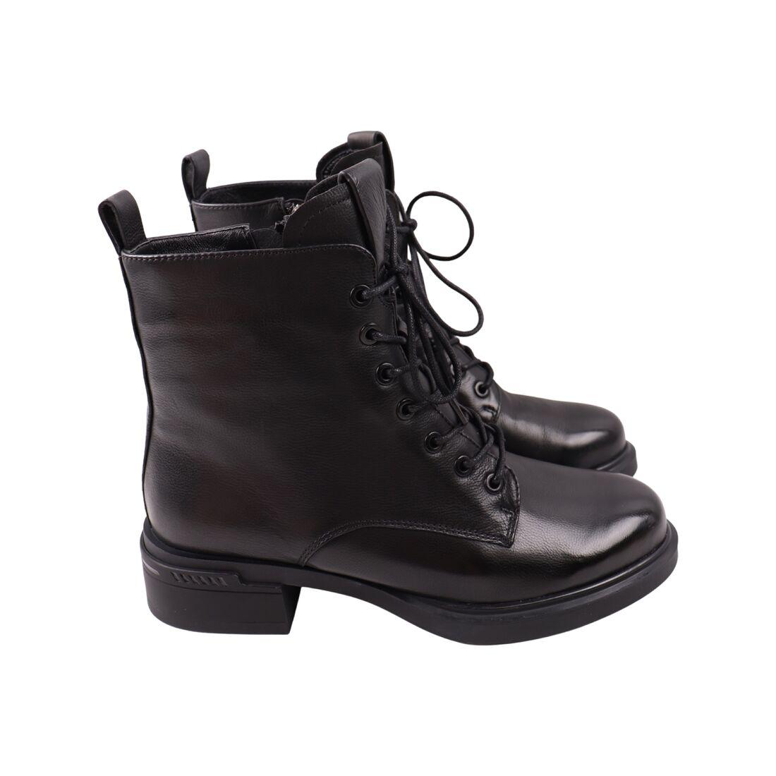 Черевики жіночі Selliveno чорні натуральна шкіра, 38, фото 1