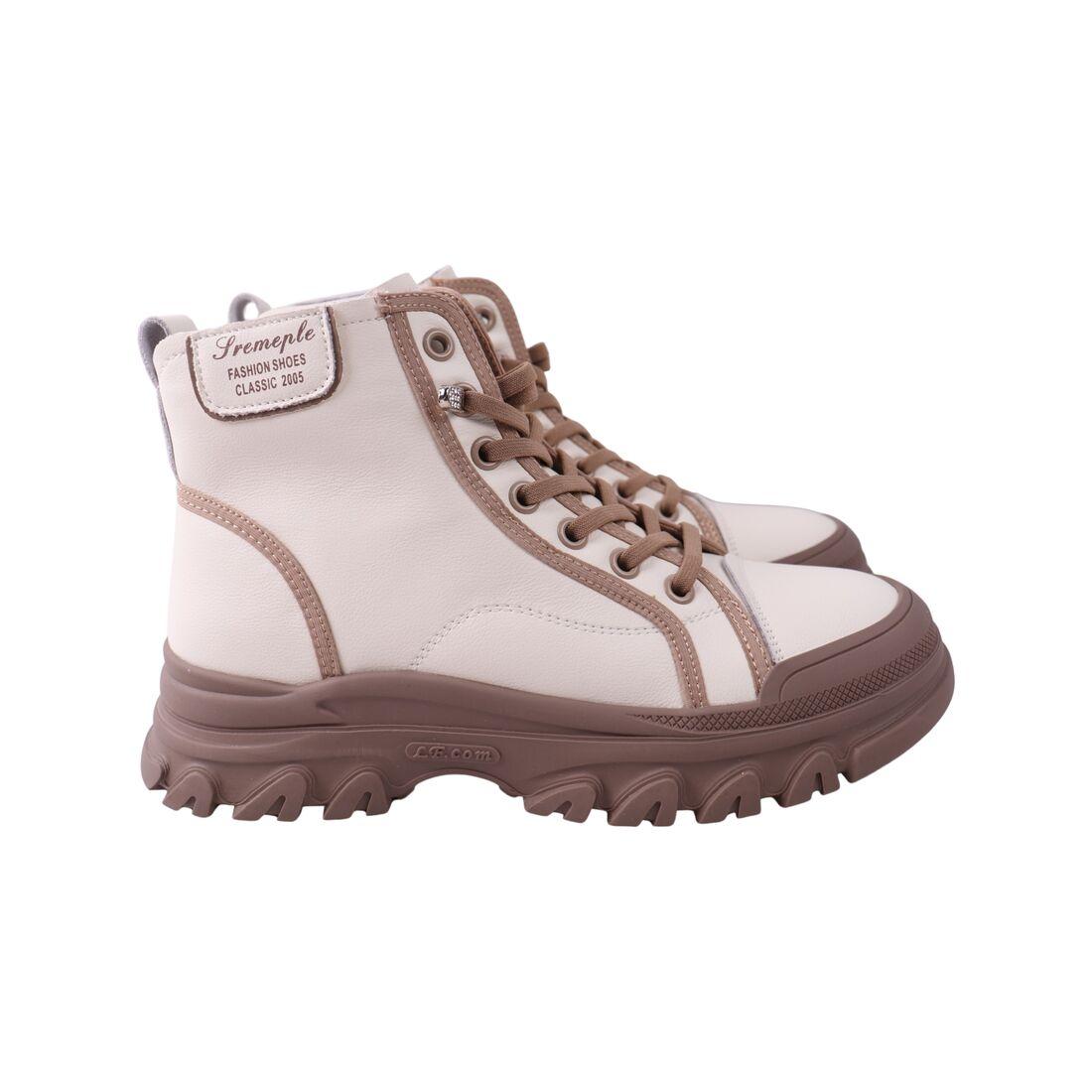 Черевики жіночі Farinni молочні натуральна шкіра, 39, фото 1