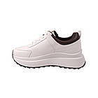 Кросівки жіночі Farinni молочні натуральна шкіра, 36, фото 2