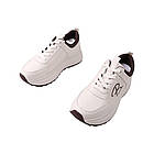 Кросівки жіночі Farinni молочні натуральна шкіра, 36, фото 5