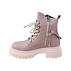 Черевики жіночі Aquamarin капучіно натуральна шкіра, 39, фото 2