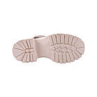 Черевики жіночі Aquamarin капучіно натуральна шкіра, 39, фото 6