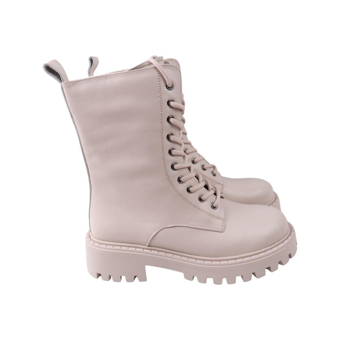 Черевики жіночі Melanda молочні натуральна шкіра, 41, фото 1