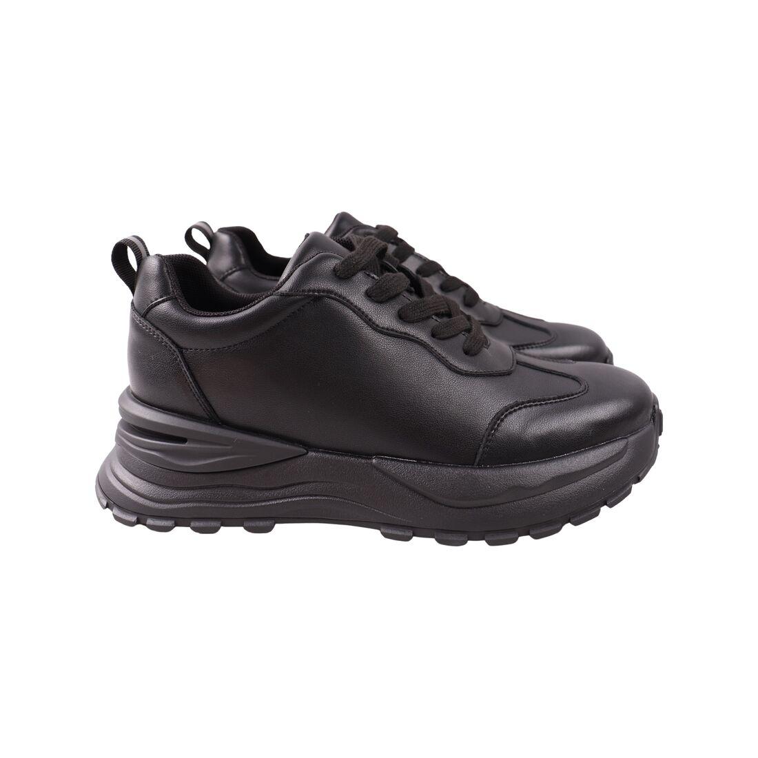 Кросівки жіночі Farinni чорні натуральна шкіра, 36, фото 1