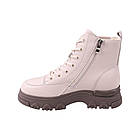 Черевики жіночі Li Fexpert молочні натуральна шкіра, 40, фото 2