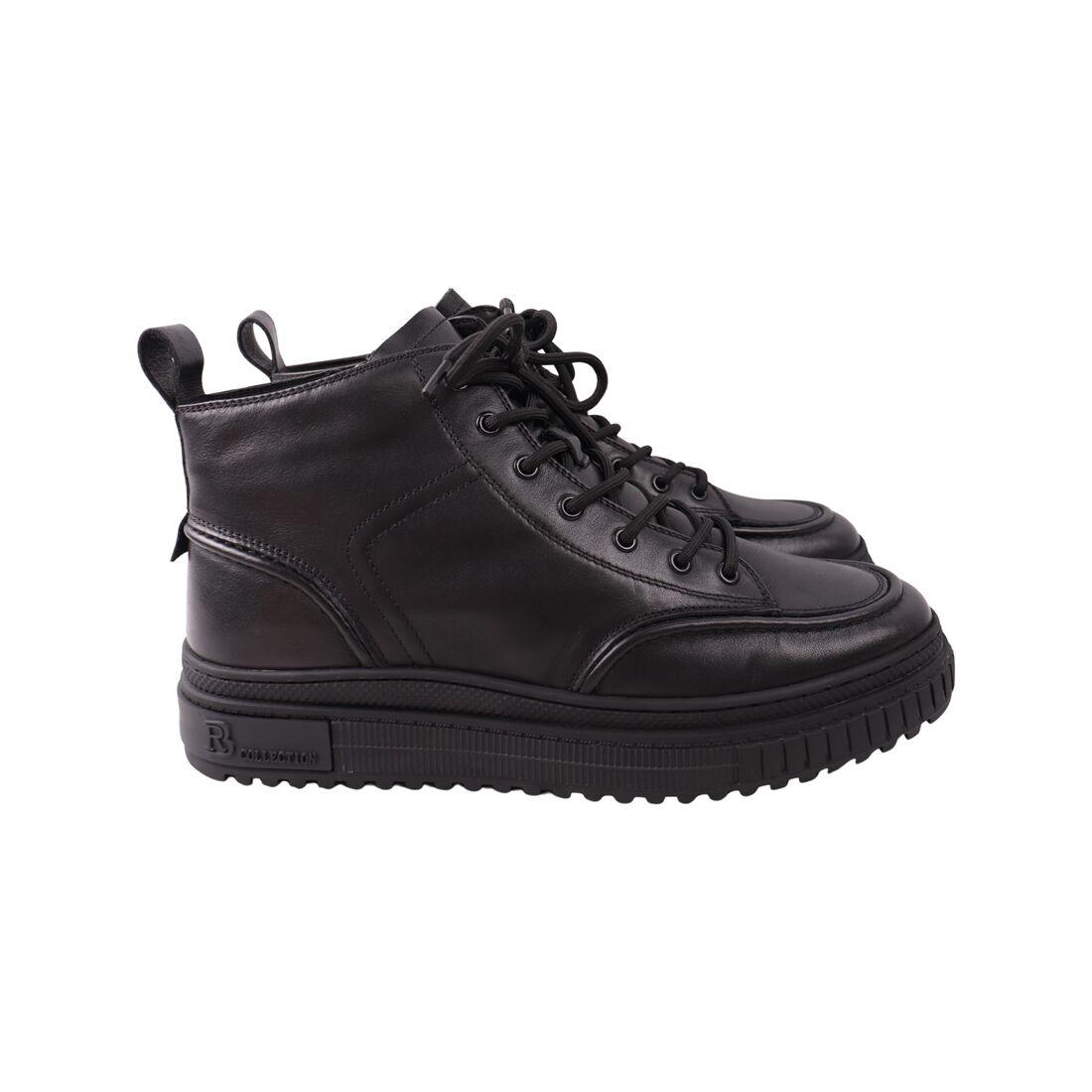 Черевики чоловічі Berisstini чорні натуральна шкіра, 45, фото 1