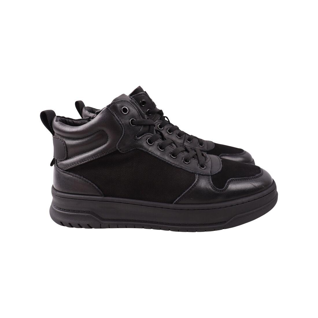 Черевики чоловічі Berisstini чорні натуральний нубук, 44, фото 1