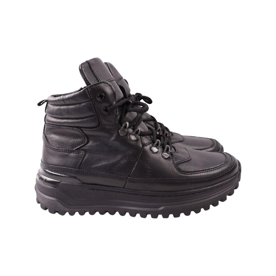 Черевики чоловічі Vadrus чорні натуральна шкіра, 44, фото 1