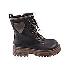 Черевики жіночі Berkonty чорні натуральна шкіра, 37, фото 3