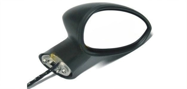 Fiat Punto (199) 2012 - зовнішнє дзеркало механічне чорне праве, фото 1