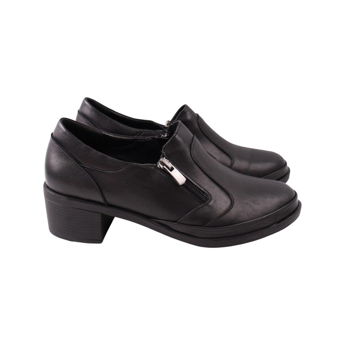 Туфлі жіночі Kesim чорні натуральна шкіра, 42, фото 1