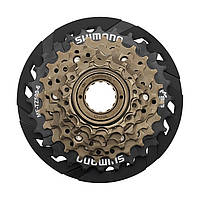 Трещітка Shimano MF-TZ500 6шв з захистом Коричневий (MF-TZ500-6-CP) GL, код: 6833569