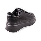 Кеди жіночі Farinni чорні натуральна шкіра, 38, фото 4