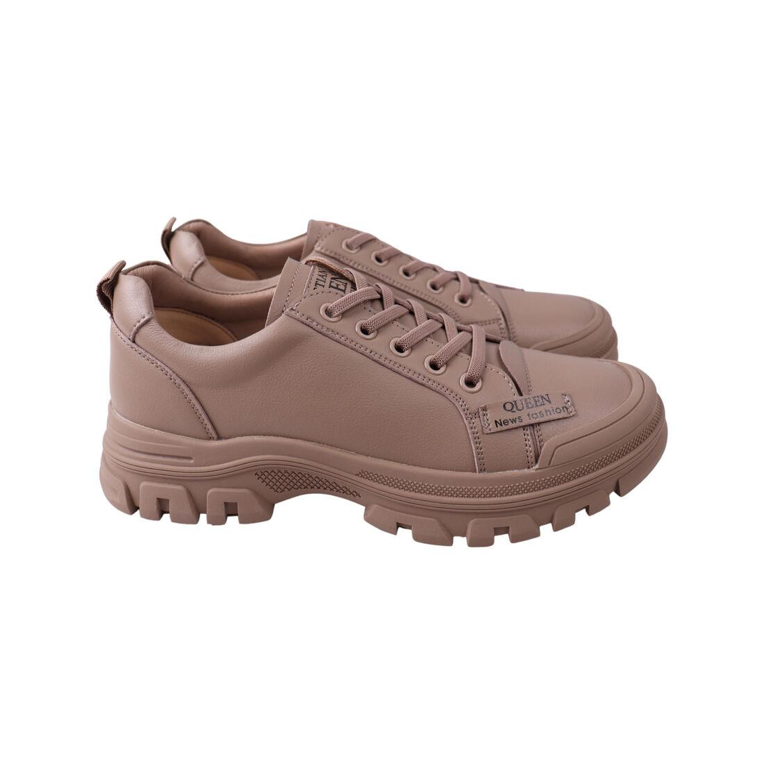 Кеди жіночі Farinni капучіно натуральна шкіра, 41, фото 1