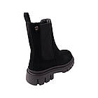 Черевики жіночі Melanda чорні натуральна замша, 39, фото 4