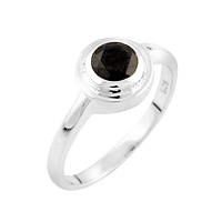 Серебряное кольцо SilverBreeze с натуральным сапфиром 0.65ct (0870120) 18 размер MY, код: 7430077