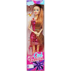 Лялька "Girl fashion" у малиновому (28 см)