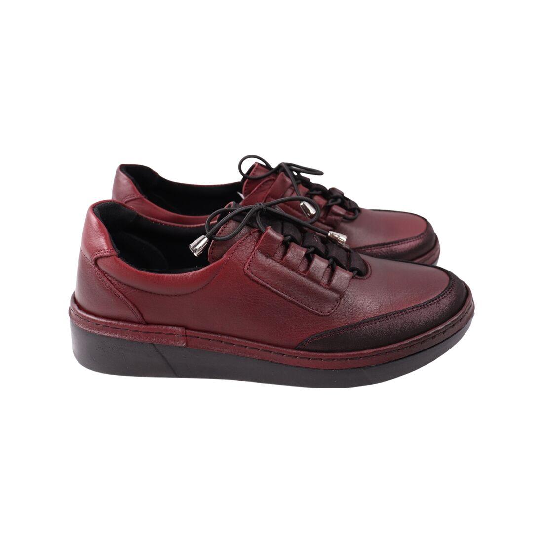 Туфлі жіночі Kesim бордові натуральна шкіра, 37, фото 1