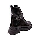 Черевики жіночі Guero чорні натуральна лакована шкіра, 40, фото 4