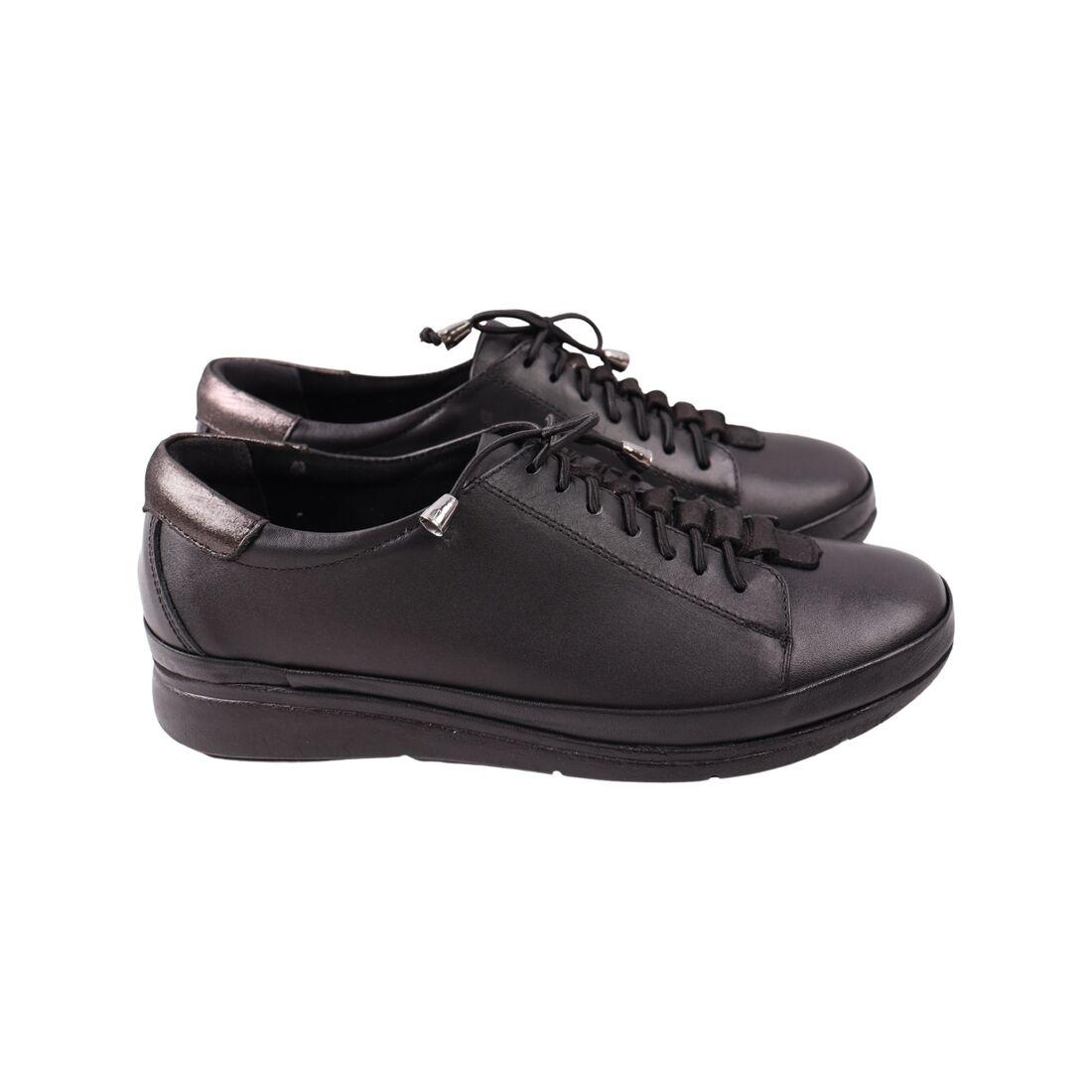 Туфлі жіночі Kesim чорні натуральна шкіра, 37, фото 1